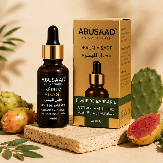 Sérum visage ABUSAAD à la figue de barbarie anti-âge et anti-rides
