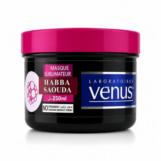 Masque capillaire Glow Habba Saouda Vénus pour cheveux brillants