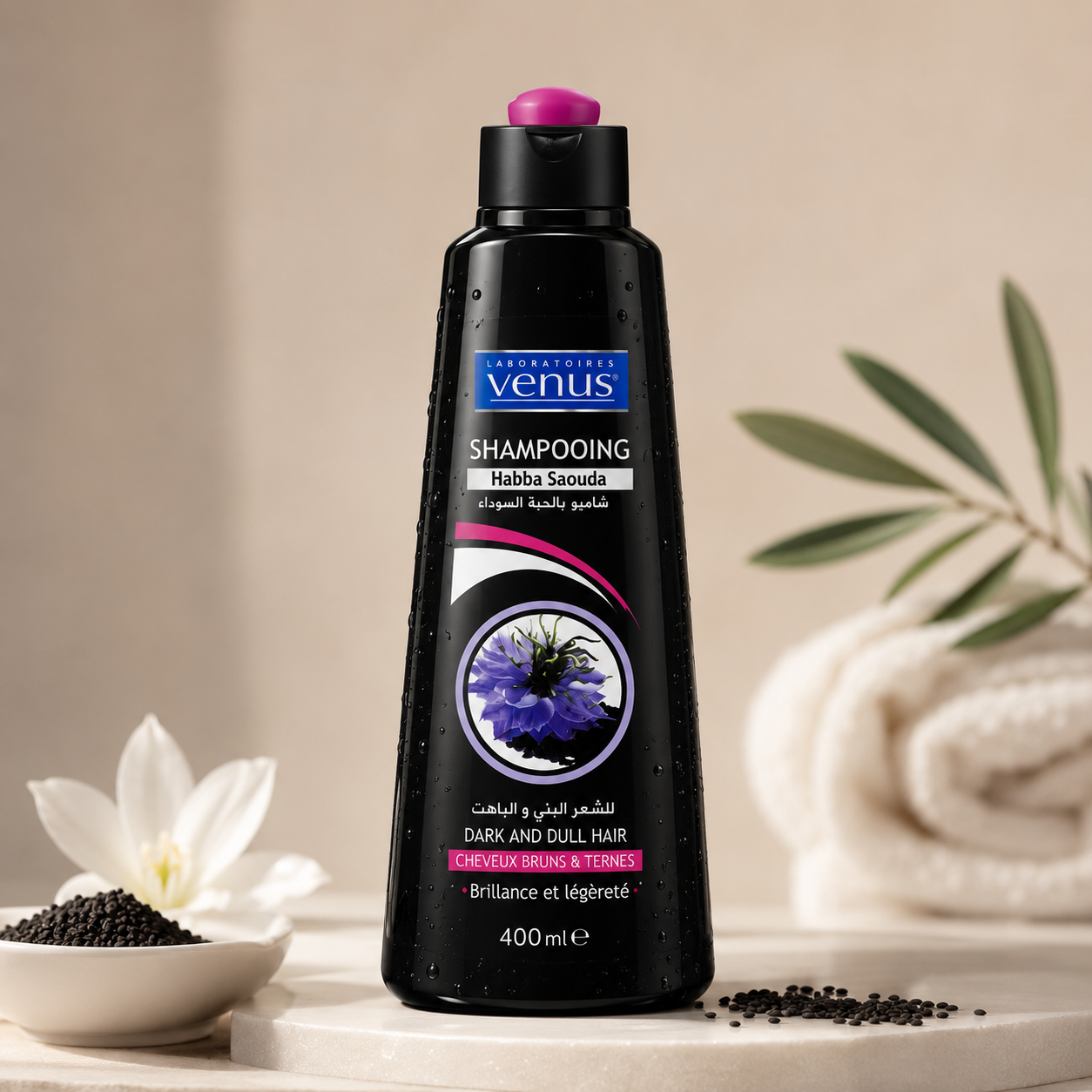 Venus Black Seed Shampoo for Brown & Dull Hair