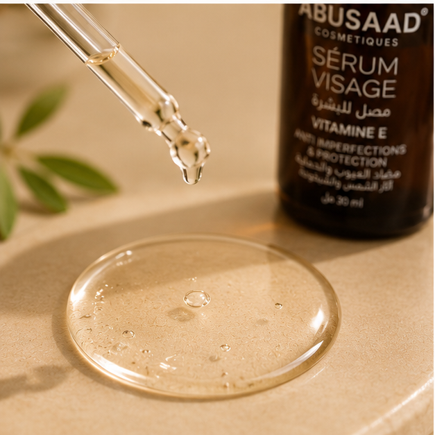 Sérum Visage Abusaad à la vitamine E anti-imperfections