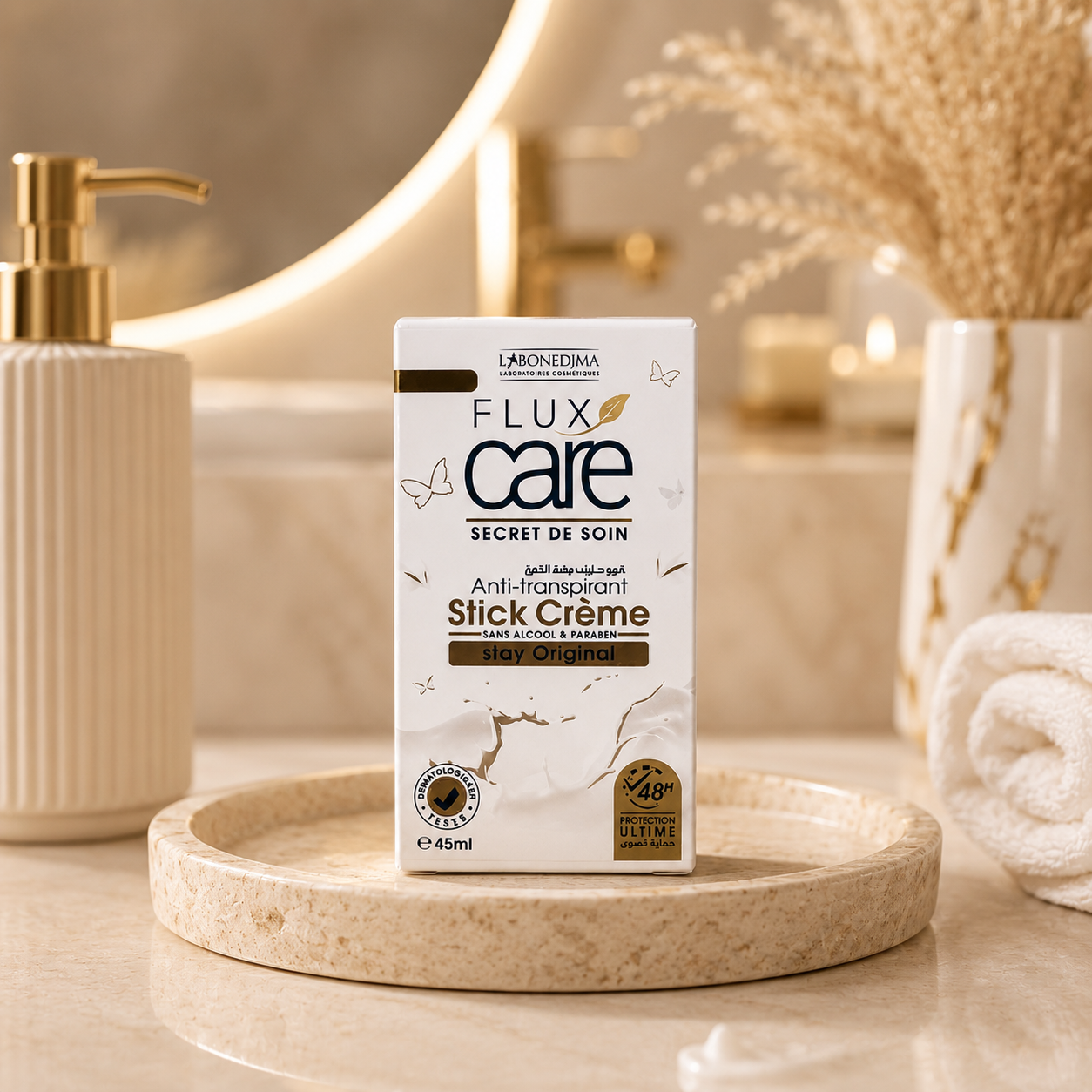 Déodorant crème Flux Care Original 48H protection longue durée