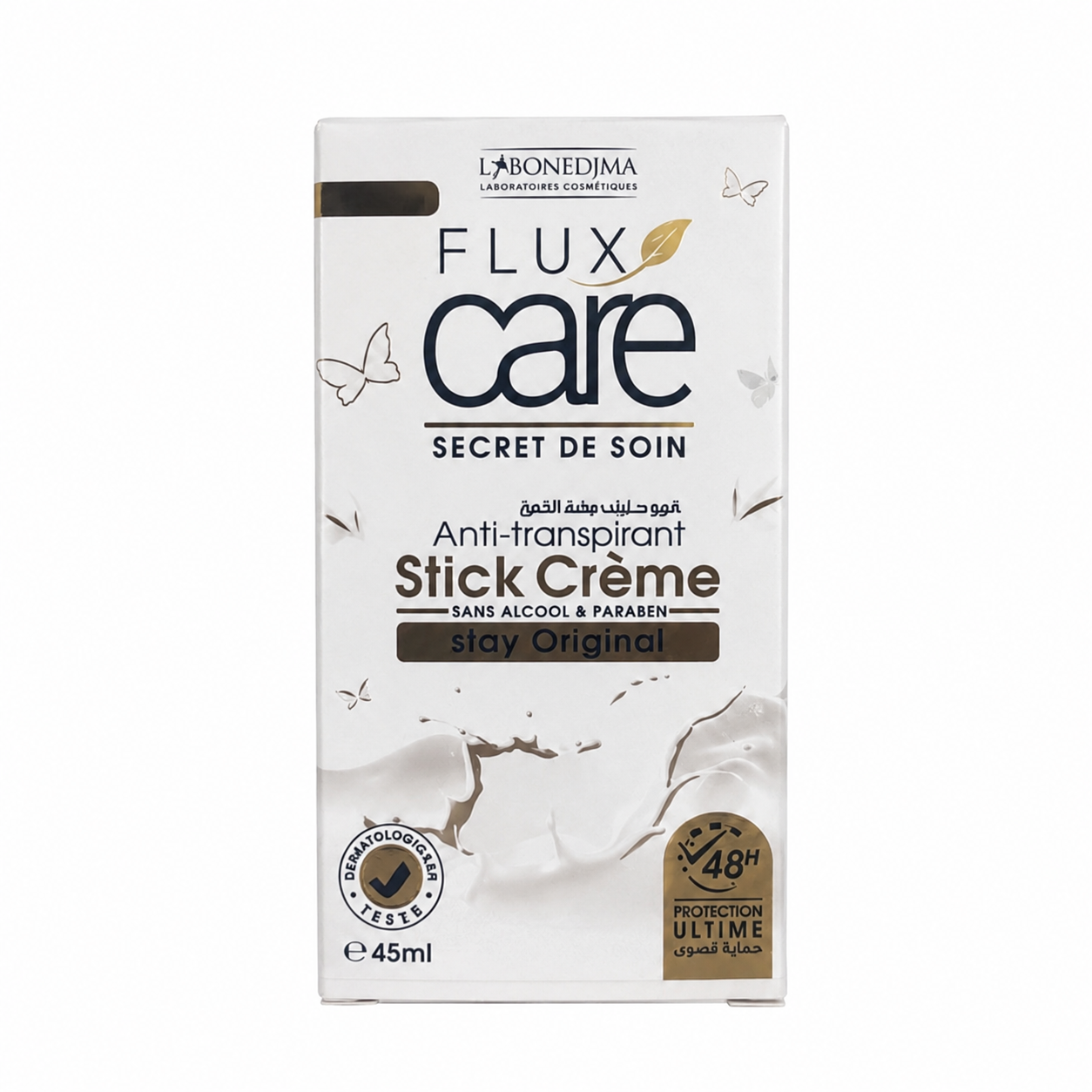 Déodorant crème Flux Care Original 48H protection longue durée