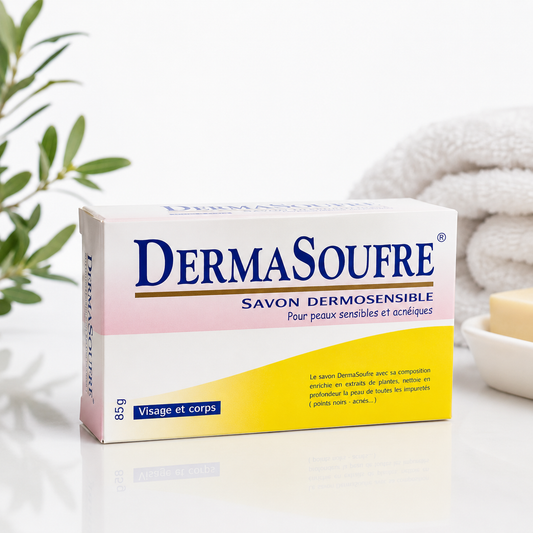 Savon Dermasoufre pour peaux sensibles et à imperfections