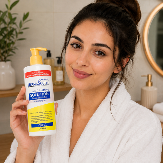 Solution Dermasoufre pour peaux sensibles et acnéiques